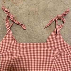 Checker Crop Top